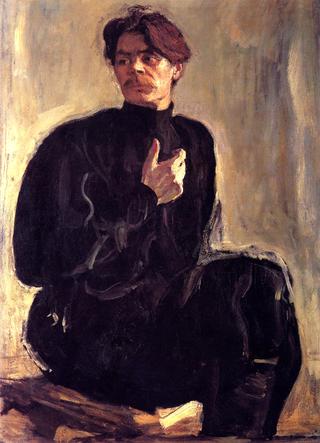 作家马克西姆·高尔基的肖像