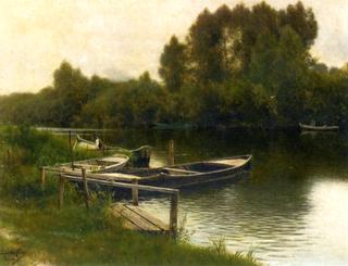 A River Landscape in Pontoise