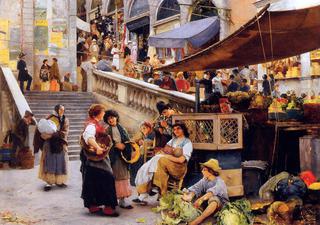 At the Foot of the Rialto, Venice