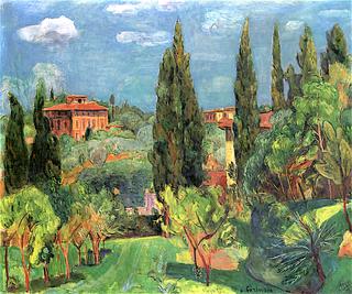View of the Villa Bitthäuser, Florence