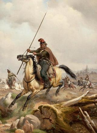 A Lancer on Horseback