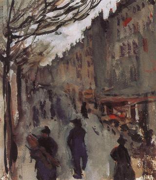 Boulevard in Paris