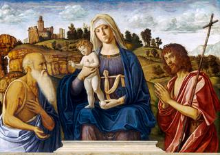 圣母子与圣徒哲罗姆和施洗约翰
