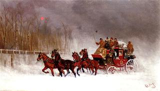 The Winter Royal Mail Coach