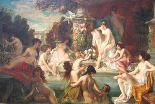 The Harem Nymphs Bathing