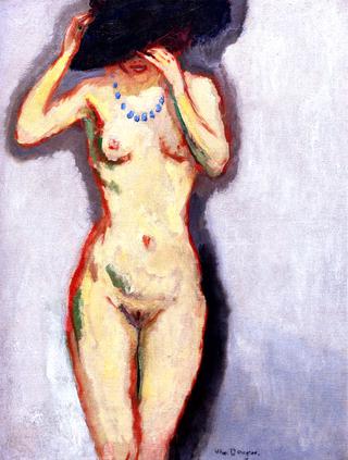 Nude with Black Hat