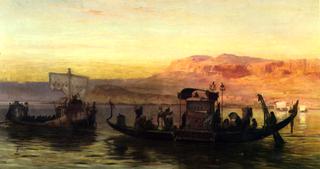 The Burial of a Mummy on the Nile