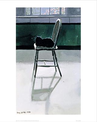 Cat On A Chair