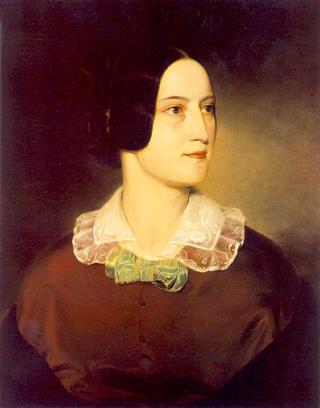 Woman with Lace Collar