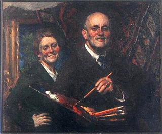 Self-portrait with Wife