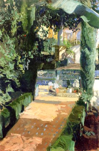 Corner of the Garden, Alcazar, Sevilla