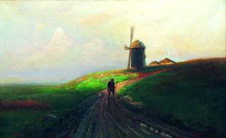 Landscape with Windmill