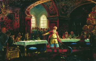 Prince Repin at the Feast of Ivan the Terrible