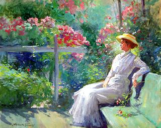 Lady in the Garden