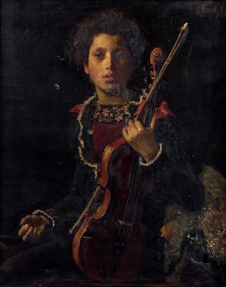 A young violinist