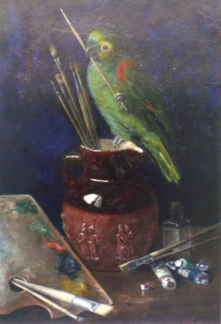 Parrot in the Studio