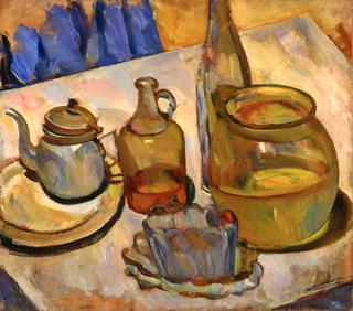 Still Life, Bowl, Teapot