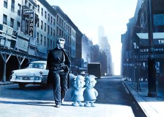 James Dean with Kids