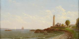 Lighthouse at the entrance of Thames River