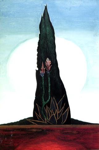 Tree, Cactus, Moon