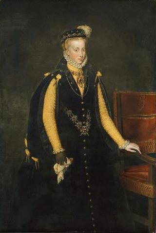 西班牙女王奥地利安娜肖像