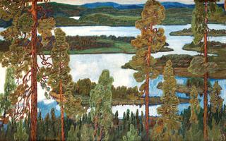 Summer Landscape from Norrland