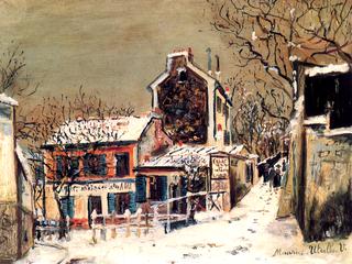 The Lapin Agile in the Snow