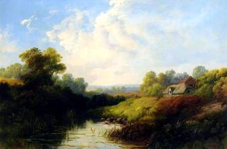 River Scene, Evening