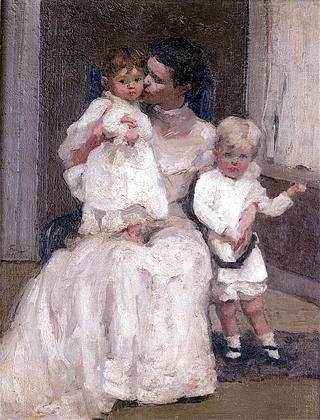 Mrs. Forbes with Children