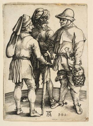 Three Peasants in Conversation