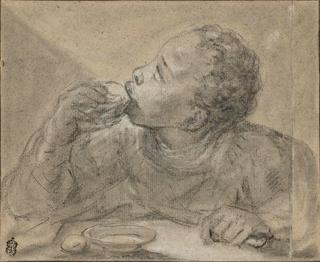 Study of a Negro Boy Eating Fruit
