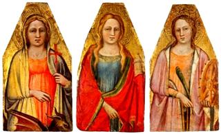 Saints Margaret, Magdalen and Catherine
