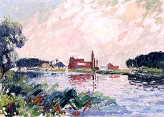 Factory on the Banks of the Oise, near Pontoise