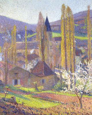 Church in Labastide in Spring