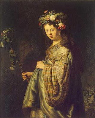 Saskia Dressed as Flora