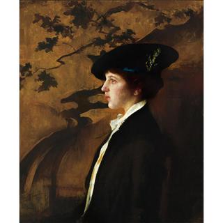 Mary with a Black Hat