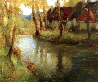 Cottages by River, Summer*
