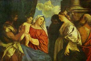 圣母子与圣徒巴蒂斯塔、保罗、抹大拉的马利亚和哲罗姆