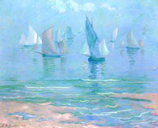 Sailboats at Dieppe