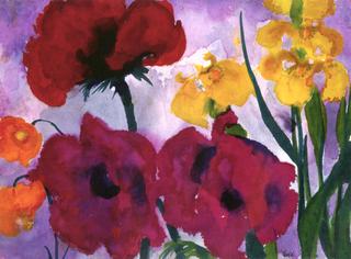 Poppies and Lilies