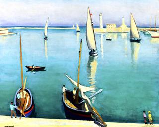 Sailboats at Sète
