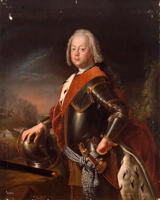安哈尔特·泽布斯特王子克里斯蒂安·奥古斯特的肖像