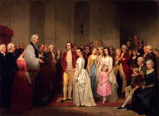 The Marriage of Washington to Martha Custis