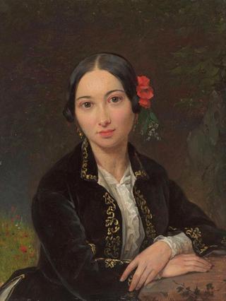 玛丽亚·奥加列娃的肖像