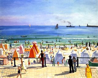 The Beach at Sables d'Olonne
