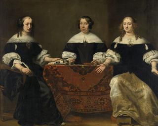 阿姆斯特丹勒普罗森豪伊斯三位摄政女的肖像