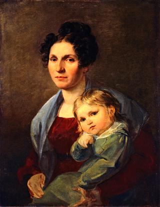 Karoline Carus with Her Grandson Wolfgang Rietschel