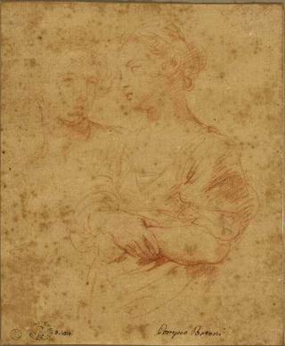 Study of Two Women for 'Antiochus and Stratonice'