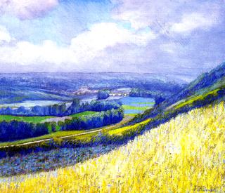 River Seine from Giverny Heights