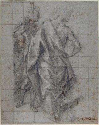 Study of two Figures in an Adoration of the Magi